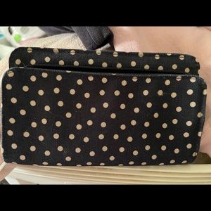 Thirty one Perfect cents wallet Navy with white polka dots